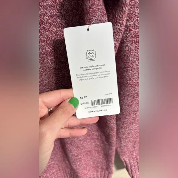 Athleta Vital V-Neck Tunic - Pink - Picture 3 of 7